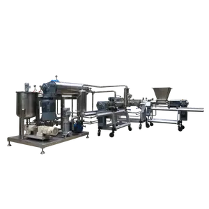 1500 kg/saat fabrika yüksek kalite meyan kökü şeker küçük sert şeker yapma makinesi komple üretim hattı ile
