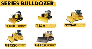 24h Fast Delivery Free Shipping Crawler Bulldozer 120HP Tracked Dozer