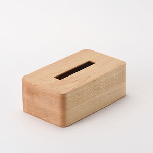 Caja de pañuelos de madera curvada de diseño moderno, ligera, marca Huina, para decoración del hogar, color personalizable, duradera, que ahorra espacio - Product Image 2