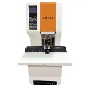CD-5300自动冲孔热熔无线金融装订机