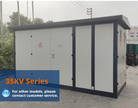 Transformateur de distribution européen 1600 kVA, trois postes de transformation préassemblés YBW, ensemble complet IP23 50 Hz pour éclairage public