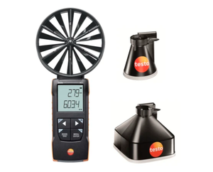 Offre Spéciale Kit Testo 417 - Anémomètre à ailettes avec entonnoirs de mesure - Product Image 2
