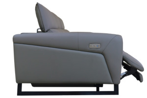 โซฟาปรับเอนไฟฟ้า 3 ที่นั่ง หนังแท้ ดีไซน์ทันสมัย พร้อมฟังก์ชั่นหลากหลาย ช่องเสียบ USB โครงไม้ - Product Image 4