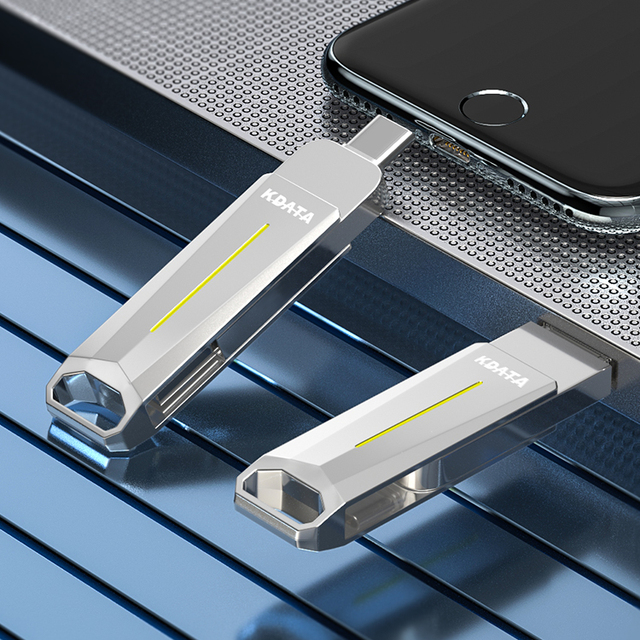 Kdata Usb-c Wholesale Dual Memory Stick Metal 3.1 Mini 3.2 256gb 128gb 64gb 32gb Type c Otg Custom Usb 3.0 Flash Drive