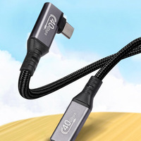 Farsince Certified Angle USB4 PD 240W Typ C 40 Gbit/s Schnell ladekabel USB 4 8K 60Hz Verlängerung datenkabel