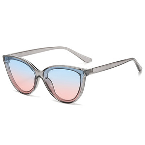 Gafas de Sol de Moda para Mujer, Protección Solar, Montura Grande Estilo Ojo de Gato, Lentes Multicolores - Product Image 4
