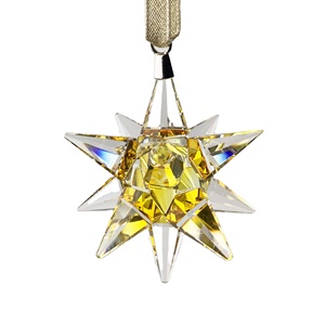 Elegant Crafted Decorative Accessory Snowflake Crystal Car Hanging Ornament for Christmas <b>Tree</b> Christmas Gift - Product Image 1