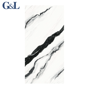 Panda blanco piedra sinterizada 1600x3200mm porcelana pulida mármol esmaltado aspecto losa azulejo 12mm encimeras de piedra sinterizada - Product Image 2