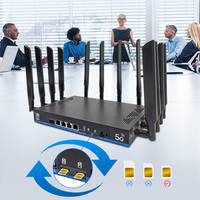 Routeur WiFi 7 Z8806BE-M2-DS-T MT7988AV Quad Core 1.8GHz 5G Dual Sim 19000Mbps Routeur réseau maillé fiable