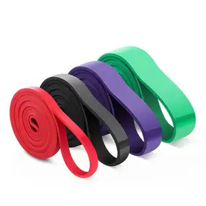 High Elasticity Pull Up Assistance Resistance Bands 208cm Latex Pull Up Assist Band