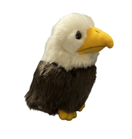 Peluche d'aigle réaliste personnalisée avec logo OEM ODM, animaux sauvages personnalisés