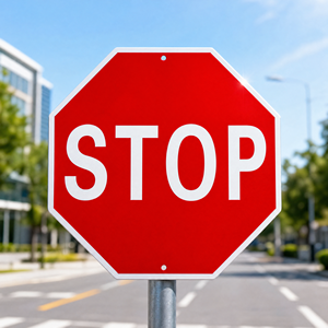 Panneau <span class=keywords><strong>de</strong></span> signalisation routière réfléchissant personnalisé en aluminium pour <span class=keywords><strong>la</strong></span> sécurité routière, les avertissements, les directions, les arrêts et le stationnement en extérieur - Product Image 1