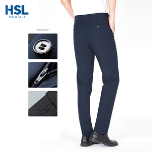Pantalon de Costume Homme Slim Fit de Haute Qualité, Droit et Infroissable, Idéal pour le Bureau - Vente en Gros - Product Image 1