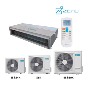 Système de climatisation split avec unité de ventilation dissimulée au plafond 3TON/36000BTU 10.5KW avec pompe 220V 16SEER R410A pour bureau - Product Image 2