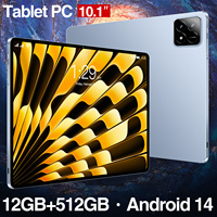 Tablet con Llamadas WIFI Pad 6S, 11 Pulgadas, 12GB+512GB, 108MP, 8000mAh, 5G LTE, WiFi, FM, GPS, Doble SIM+TF, Desbloqueo Facial, Multilingüe