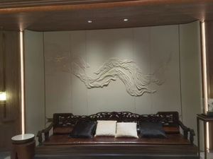 Großhandel 3D Relief Textur Hintergrund Wand paneel Wasserdichte feuerfeste Leder wand Home Design Feuchtigkeit beständiges Grafikdesign - Product Image 5