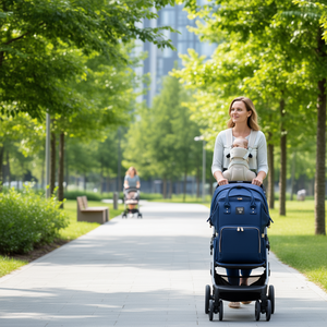 Sunveno – sac à dos bleu marine pour couches, organisateur de couches, grande capacité, doublure en polyester, pour maman et enfants, utilisation toutes saisons - Product Image 2