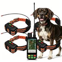 Collier de suivi pour chien de qualité militaire, édition chasse, double antenne (GPS/GSM), plastique ABS, Bluetooth, étanche, LED pour la chasse nocturne