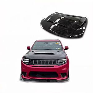 ใหม่สำหรับ Grand Cherokee ฝาครอบเครื่องยนต์แบบ Carbon Fiber Bumper SVR Style คุณภาพสูง 100% ติดตั้งง่ายแบบขันสกรู - Product Image 6