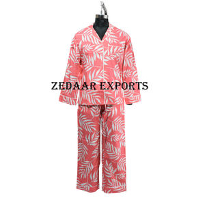 Women's Classy Printed Sleepwear Set Classic <b>Pyjama</b> Set Nightwear Cozy Sleepwear - Product Image 3