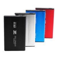 Caja de disco duro móvil, caja mecánica de estado sólido SATA de 2,5 pulgadas, carcasa de metal, USB 3,0, suministro de fabricantes