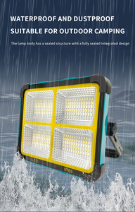 Lámpara Solar <span class=keywords><strong>LED</strong></span> de 6000K con Clasificación IP65 <span class=keywords><strong>a</strong></span> Prueba de Agua, Cuerpo de ABS, Luz de Seguridad Solar para Exteriores, Jardín, Patio y Camino - Product Image 6