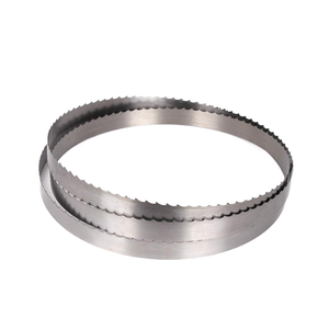 Hoja de sierra de cinta segmentada de 14 pulgadas con dientes endurecidos de grado industrial, personalizable OEM, para máquina de aserrado de madera - Product Image 1