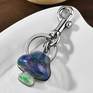 2025 nouveau luxe créatif pendentif mode personnalisé sac pendentif femme en gros coloré champignon porte-clés - Product Image 5