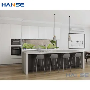 Hazır modern küçük duvar asılı mutfak dolapları basit tasarım mini modüler mutfak dolabı seti lavabo ile