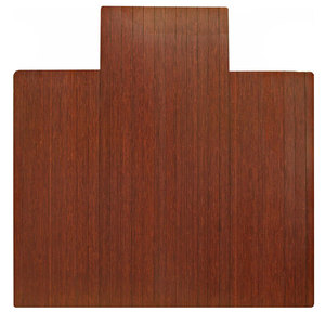 Tappetino Arrotolabile <span class=keywords><strong>in</strong></span> Bambù per Sedia, 48 x 52 Pollici, Naturale - Product Image 3