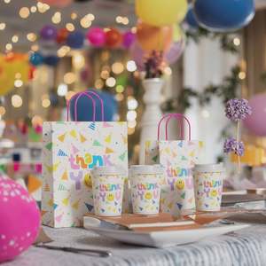 Low MOQ Eco Friendly Bulk Order Kraft <b>Paper</b> <b>Bags</b> with Logo Shopping <b>Gift</b> Packaging White Reusable Tote - Product Image 3