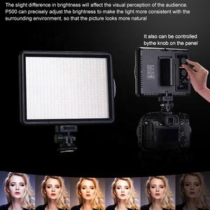 Zsyb P500 3200 portatile-5600k luce <span class=keywords><strong>Video</strong></span> di riempimento professionale <span class=keywords><strong>luci</strong></span> per telecamere di illuminazione <span class=keywords><strong>Audio</strong></span> per <span class=keywords><strong>Video</strong></span> Vlog - Product Image 3