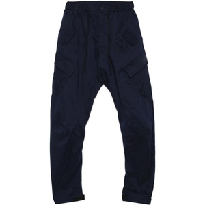 New Design Men Navy Blue Nylon Polyester Cargo Multi Flap Pockets Joggers Casual Trousers for Male - Product Image 5