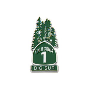 Personalizado Big Sur California esmalte Metal etiqueta Pin Aleación de Zinc insignia solapa viaje recuerdo broches mujeres hombres - Product Image 3