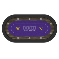 Table de jeu en acier inoxydable 10 en 1 YH 84 pouces à prix avantageux pour 10 personnes Texas Hold'em Poker