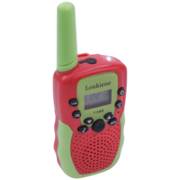 Radio talkie-walkie vert et orange pour enfants T388, cadeaux d'anniversaire pour enfants, jouet d'extérieur pour enfants, interphone sans fil