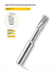 Alesatore a Spirale con Gambo Fisso a 60 Gradi in Lega di Acciaio al Tungsteno per Lavorazione di Alluminio e Acciaio ad Alta Precisione - Product Image 2