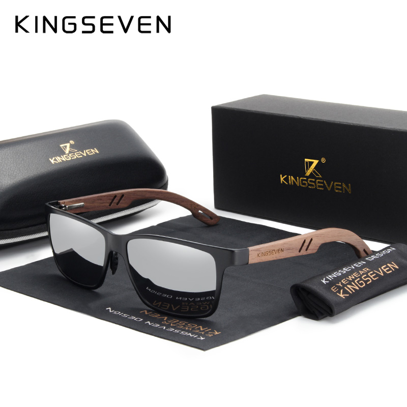 C7 Bois de Noyer Argent Noir