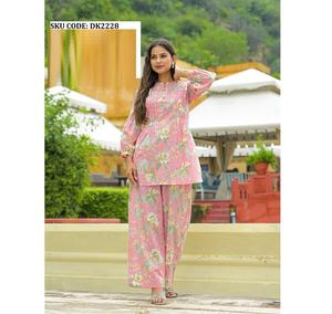 Stylish Cotton <b>Women</b> Modern Indian Party Dress Made with Gentle Fabric Finish Elegant Structural Flow Timeless Ethnic Looks - Product Image 5