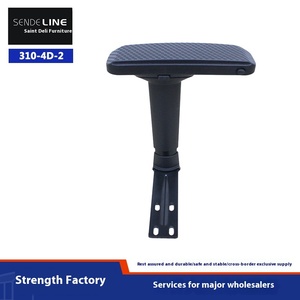 Thiết kế hiện đại Saint Deli đồ nội thất 310-4d-2 Ghế văn phòng phụ kiện 4D PU Nylon nhựa có thể điều chỉnh chiều cao xoay ghế tay vịn - Product Image 2