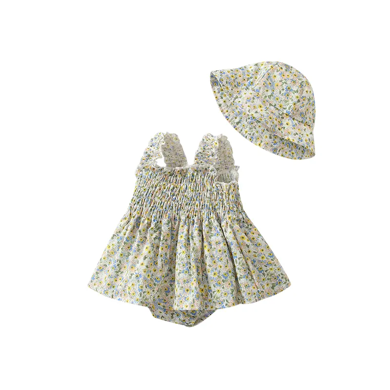モダンなベビー服カスタム新生児のためのかわいい幼児のドレス1-3ヶ月ブティック女の赤ちゃん0-3ヶ月女の子フロック