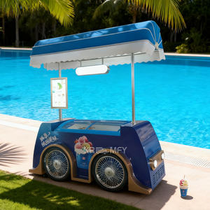 2025 Utilisation commerciale Conception personnalisée Chariot de crème glacée frite professionnel Machine Europe Popsicle Vending Van à vendre - Product Image 6