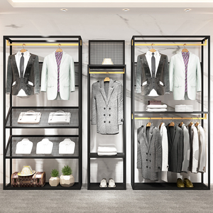 Mens indumento showroom display di visualizzazione vestiti cremagliera uomo vestito di visualizzazione cabinet - Product Image 4