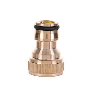 Conector de latón Han Dabang de 1/2 pulgada con rosca interna para fregadero y pistola de agua con función de conexión rápida tipo chupete - Product Image 4
