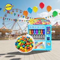 Distributeur automatique de haricots en chocolat et sucre pour entreprise personnalisé Systèmes de paiement par jeton de code QR Fonction SDK pour la vente de bonbons