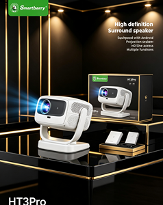 HT30PRO โปรเจคเตอร์พกพาสำหรับใช้ในบ้าน ความละเอียดสูงพิเศษ ดีไซน์ขาตั้งแบบกิมบอล โฟกัสอัตโนมัติ เพื่อการฉายภาพตรงกลางวันที่คมชัด - Product Image 1