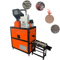 Machine de granulation de câbles en cuivre équipée d'un moteur broyeur, granulateur de câbles motorisé
