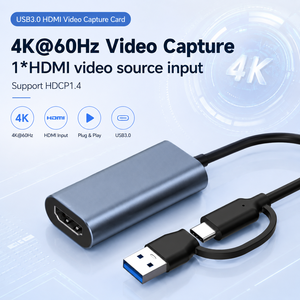 การ์ดจับภาพวิดีโอ HDMI แบบ USB 3.0ช่องเสียบอินพุต4K * 60Hz ชนิดอินพุต-c/a RGB ไฟ MS2130S เสียบสำหรับการถ่ายทอดสดกล้องคอมพิวเตอร์แอนดรอยด์ - Product Image 4