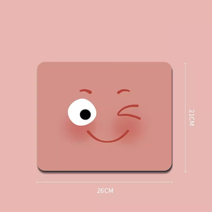 Tapis de souris amusant avec émoticônes, repose-poignet créatif et mignon pour hommes et femmes, adapté aux claviers et aux bureaux - Product Image 6