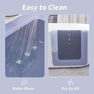 Tapis de salle de bain en caoutchouc antidérapant Tapis et tapis avec logo personnalisé et en toute sécurité pour enfants Tapis de bain moderne au design personnalisé - Product Image 3